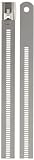 BAND-IT AE7029 316 Stainless Steel Multi Lok Cable Tie, 0.47 Width, 9 Length, 2.2 Maximum Diameter, 