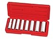 3/8 Deepwell Socket, SAE - 9 Pieces