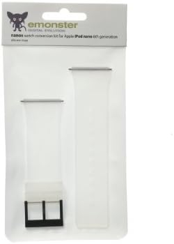 nanox - Apple iPod nano silicone strap (Clear strap / Black buckle)