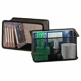 Search : Small Bin, Mesh, Accommodates 4"x6" Index Cards, Black (ELD21981) Category: Index Card Files