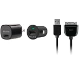 New-BELKIN F8Z493TT03-P MICRO AC/DC POWER KIT CLA/WALL CHARGER SYNC CABLE, 3 FT - BKNF8Z493TT03P