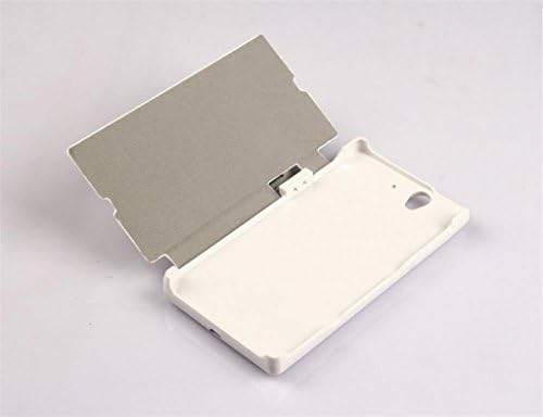 ZOK 4200mAh Extended Battery Charger Case With Flap Back Up Power Bank for Sony Xperia Z L36h Color White
