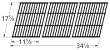 Universal Cast Iron Cooking Grid 17 5/8" x 34 7/8"