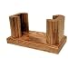 Drink Coasters Oak Cradle Wooden Stand