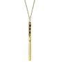 1960s Vintage Inspired Amethyst Pen Necklace