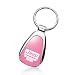 Jeep Grille Pink Tear Drop Key Chain Jeep Grille Pink Tear Drop Key Chain