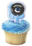Vancouver Canucks Cake Cupcake Toppers (12 Pack)