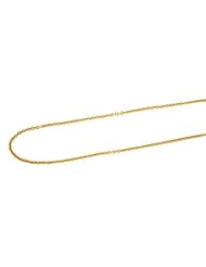 Ladies Real Solid 18K Yellow Gold Italy Cable Link Chain Necklace 18" 4.4 Grams