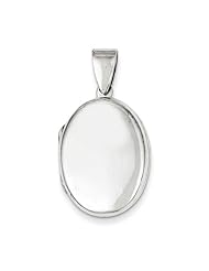 Sterling Silver 24mm Plain Locket. Metal Wt- 4.65g