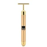 24K Gold Beauty Face Skin Massager: Micro Vibration, Prevent Skin Aging, Elevate Facial Toner FREE BATTERIES INCLUDED