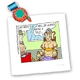 Londons Times Religion Heaven Hell Cartoons - Your Last Wish - Quilt Squares