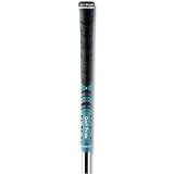 Golf Pride New Decade MultiCompound Golf Grip - .600 Round (Black Cord Upper / Sky Blue Lower)