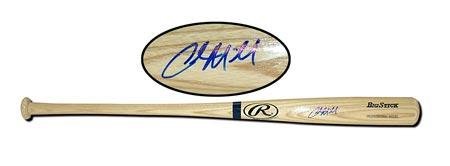 Rawlings Big Stick Bat signed by Cleveland Indians Adam Miller - Autographed MLB Bats