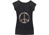 M-Fasis Cheetah Peace Sign T-shirt