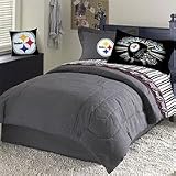 Solid Black Denim - Denim Bedding Comforter - Queen Bed