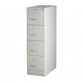 4-Drawer Vertical File, with Lock, 15
