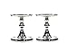Hosley Set of 2 Silver Finish Pillar Holder, 5