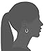 Besteel Stainless Steel Womens Teardrop Hoop Earrings for Women 60MM