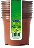 from garden 10.5cm Round plant pots - 10 Pack
