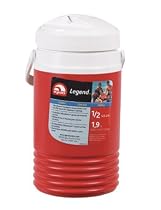 IGLOO CORP. 1754 LEGEND BEVERAGE JUG 1/2 GALLON - RED