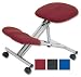Trexus Kneeling Office Chair Steel Framed on Castors Gas Lift Seat H480-620mm Burgundy