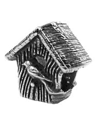 Sterling Silver Birdhouse Zable Bead Charm BZ1790