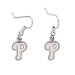 Philadelphia Phillies P Dangle Earrings