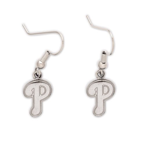 Philadelphia Phillies Earrings w/Jewelry Card