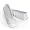 ISOTONER Women's Classic Satin Ballerina (Medium, White)