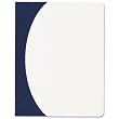 / GBC25830 / Designer Premium Plus Covers, 11-1/4x8-3/4, Frost/Navy Curve, 25/pk / Sold as 1 PK