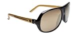 Lunettes spy stratos2 BLACK W/GOLD TEMPLES BRONZE W/GOLD MIRROR