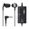 Audio-Technica ATH ANC23 QuietPoint - Headphones ( in-ear ear-bud ) - active noise canceling - black