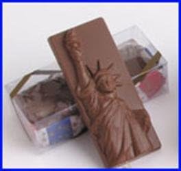 Solid Milk Chocolate, Statue of Liberty Gift