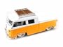 1963 VW Bus Pickup w/Luggage Rack V-DUBS 1/24 (Mass) Yellow / White