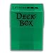 GREEN - Ultra PRO Textured Gaming Deck Box - Includes 50 Pack of Standard Size Deck Protectors and Sleeves