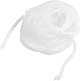 10M Long PE Polyethylene Spiral Cable Wire Wrap Tube White 10mm