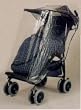 Sashas Kiddie Products Seperate Open Twin Handle Single Rain and Weather Shield