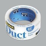 Transparent Duct Tape, 1.88 x20 Yard Roll