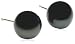14k White Gold 10-10.5mm Tahitian Pearl Stud Earrings