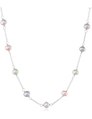 Honora "Girls" Freshwater Cultured Pearl and Chain Necklace, 15"