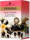 Twinings(uk) Blackcurrant, Ginseng & Vanilla 20 Tea Bags