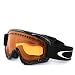 Oakley XS O FRAME Jet Black/Persimmon Snow Goggles (Jet Black,Persimmon)