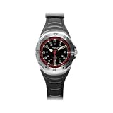 Frontier Stainless Case, Rot. Bezel, Black Dial w/Date, Black Strap