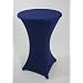 Stretchhussen f�r Stehtisch bis 70cm, dunkelblau