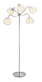 Adesso Times Square Floor Lamp, Chrome