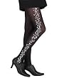 Flaming Skull Pantyhose Tights for Women
