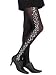 Flaming Skull Pantyhose Tights for Women