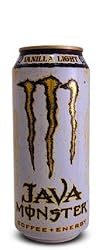 8 Pack - Monster Java Coffee + Energy - Vanilla Light - 15oz.
