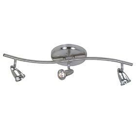 Rocket - 3 Light Track Spot Lighting Fixture - Brushed Nickel - B4569 by Artcraft