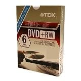 TDK Video 4X DVD+RW 6 Hours 1PK W/ Movie Box Case